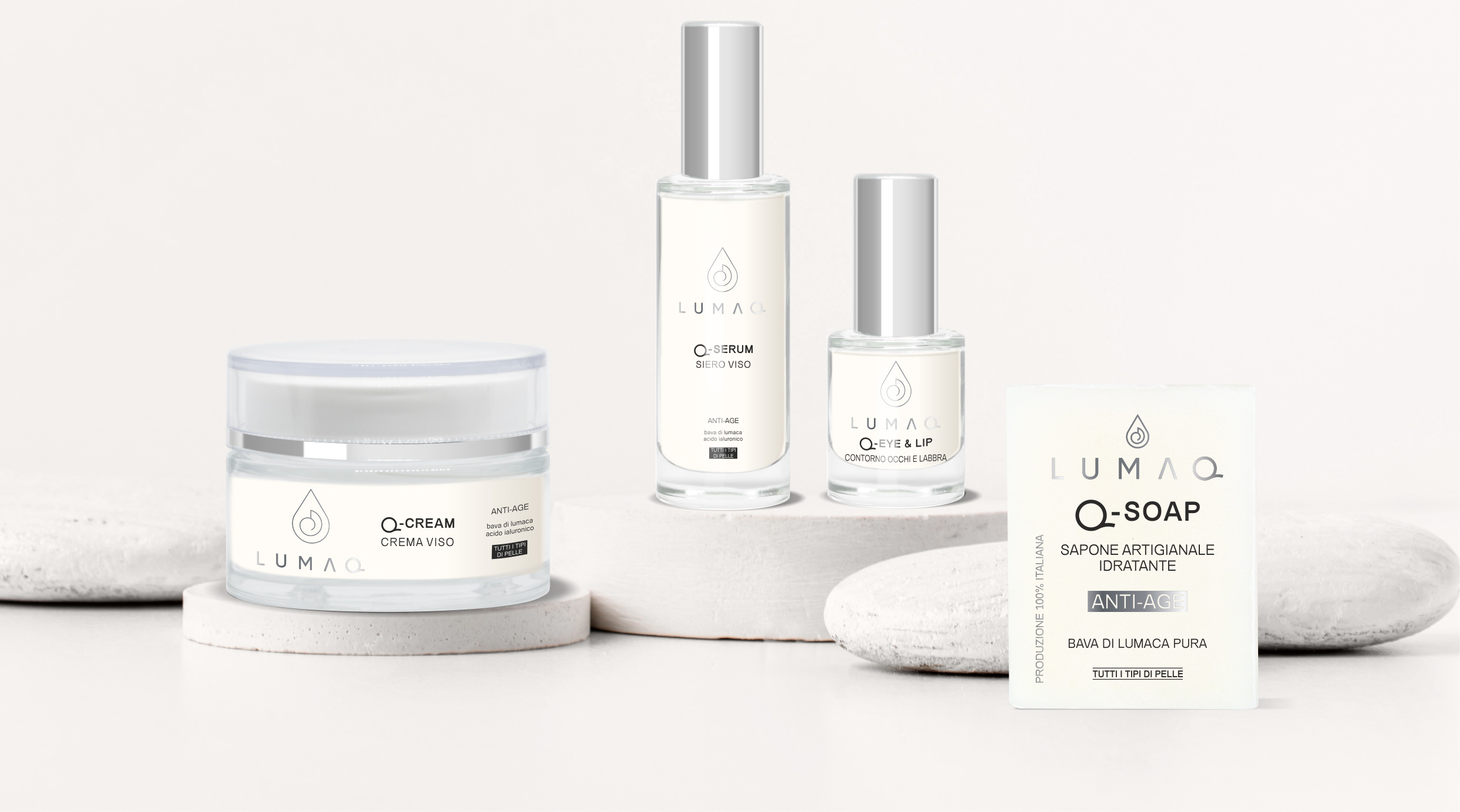 LUMAQ, Trattamento viso anti-age alla bava di lumaca